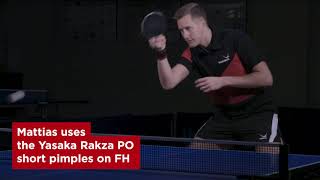 Mattias Falck – Yasaka top player using Yasaka Rakza rubbers [upl. by Neliac]