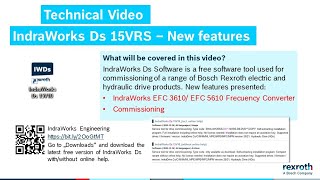 IndraWorks Ds 15VRS EFC Basic Commissioning [upl. by Nylasej]