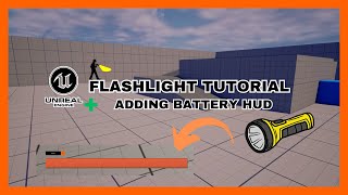 How To Create Battery Bar For Flashlight 34  Unreal Engine 5 Tutorial [upl. by Xonel]