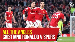 All the Angles  Cristiano Ronaldos Stunning Opening Goal v Spurs  Manchester United [upl. by Ranip]