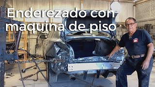 como reparar golpe trasero de carro Usado una maquina de piso [upl. by Ricker]