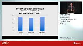 General Anesthetic for Cesarean Best Practice  Edward Riley MD [upl. by Alika]