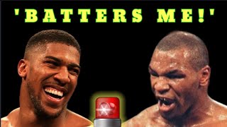 MIKE TYSON ABSOLUTELY BATTERS ME IF WE FOUGHT ANTHONY JOSHUA COUNTERPUNCHED [upl. by Barta]