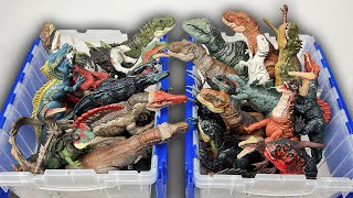 100 JURASSIC WORLD FIGURES SPECIAL VIDEO  Tyrannosaurus Rex Indominus Rex and More [upl. by Ziwot]