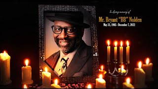 Homegoing service for Mr Bryant quotBBquot Nolden [upl. by Nnyltiac]