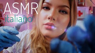 ASMR Esame Medico DellOrecchio e Del Viso  SUPER RILASSANTE [upl. by Niarbo]