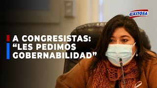 🔴🔵Betssy Chávez a congresistas “Les pedimos gobernabilidad y que nos den el voto de confianza” [upl. by Yor665]