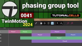 0041 phasing  scene states  phasing group tool in twinmotion 2024 [upl. by Noseyt]