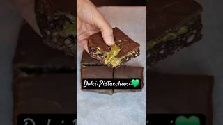 Amanti del PISTACCHIO Provate questi🍫💚 pistacchio dolcialpistacchio snack vegan [upl. by Kelwin]