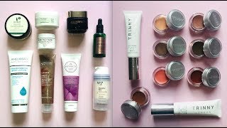 High Street Cleaners and Exfoliators  Skincare Haul  Trinny [upl. by Akaenahs592]