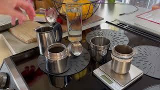 Stainless Steel Bialetti Moka Pot on an Induction Stove [upl. by Lukas82]