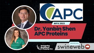 A conversation with Dr Yanbin Shen of APC Proteins at World Pork Expo 2023 [upl. by Annayoj]