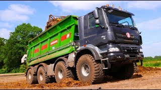 Tatra Phoenix 8x8 AgriTruck w Bergmann Muck Spreader  Olislagers Esch [upl. by Kemme]