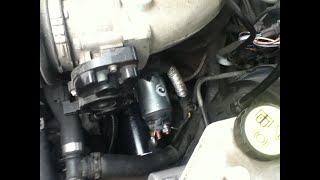 Jaguar X Type  Changing the Starter Motor [upl. by Joub]