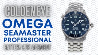 Omega Seamaster Goldeneye Battery Change [upl. by Ellegna72]