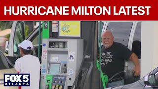 Hurricane Milton Florida Running out of gas mass evacuations  FOX 5 News [upl. by Nimra502]