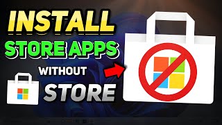 How to Install Microsoft Store Apps Without the Microsoft Store Windows 1011 Tutorial [upl. by Ranitta]