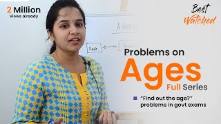 Aptitude Made Easy Problems on Ages full series Learn maths StayHome [upl. by Ayikur]