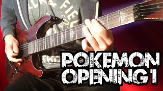 Pokemon Opening 1  Guitar Cover with Tabs [upl. by Enecnarf]