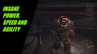 This Unarmed Power Armour build has insane Power Speed and Agility  Fallout 76 Monster Mash Run [upl. by Ynaoj]