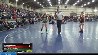 Middle School 97 Jaxon McCurdy Uintah Utes Vs Bryan Dickerson Mat Demon Wrestling Club [upl. by Lj]