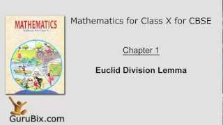 Theorem 11 Euclids Division Lemma  Chapter 1  Class Xth Math for CBSE [upl. by Nitsugua]