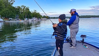 Bass Fishing on Conesus Lake [upl. by Ymma690]