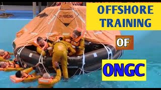 OFFSHORE TRAINING II ONGC OFFSHORE LIFE II Life at Offshore😱😱 [upl. by Anavlys]