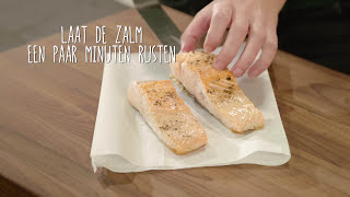 Hoe bak je zalm in de pan [upl. by Hicks]