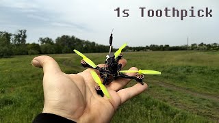 1s Toothpick FPV quad  1half pack flying [upl. by Eolande23]