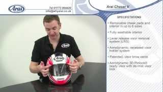 Arai Chaser V Helmet Specification [upl. by Connelly]