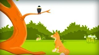 The Fox and Crow Story  Childrens Nursery Fables for Kids  Classteacher Learning Systems [upl. by Quintin677]