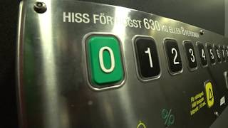 Sweden Stockholm Huddinge Centrum Sjödalsvägen 14 HISS ELTEKNIK elevator [upl. by Doran]