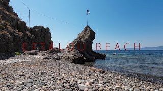 Secrets of Eftalou Beach Exposed Lesvos Greece in 4k [upl. by Ara530]