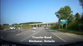 Kitchener Ontario Drive from Sunrise Shopping Centre to The Boardwalk Sep 1124 [upl. by Biegel]