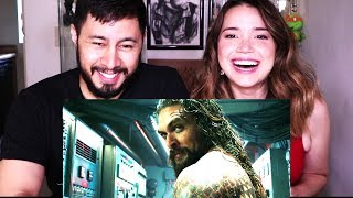 AQUAMAN  ComicCon 2018  Trailer Reaction [upl. by Eirret]