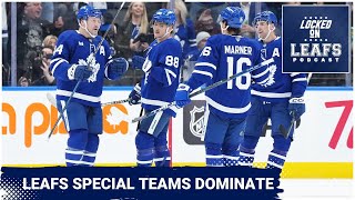 Toronto Maple Leafs special teams dominate Bruins whats going on with Auston Matthews [upl. by Dollar618]