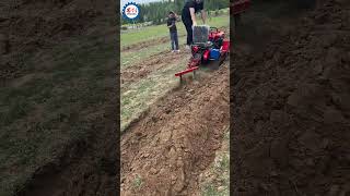 25HP Mini Crawler Tractor with Plow Ploughing Machine [upl. by Robson]