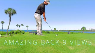 AMAZING VIEWS At The Sandestin Links Golf Club Back 9 Course Vlog [upl. by Zobe552]