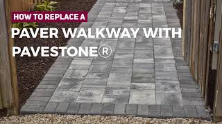 How to Replace a Paver Walkway with Pavestone [upl. by Ranzini588]