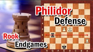 Rook Endgames  Lesson 3  The Philidor Defense [upl. by Elyad515]