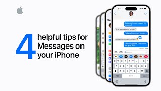 Four helpful tips for Messages on your iPhone  Apple Support [upl. by Gobert]