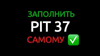 PIT 37 2020 как заполнить самому подробное описание ПИТ 37 как заполнятьepity [upl. by Meer]