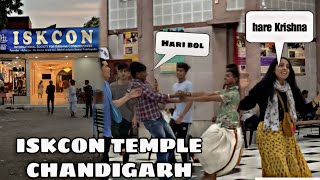 Iskcon temple Chandigarh 2023  Famous temple in Chandigarh  Iskcon temple vlog [upl. by Baer761]