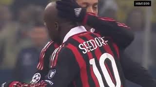 CLARENCE SEEDORF GOALS VS MANCHESTER UNITED  liga champion 20092010 [upl. by Elda]