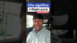 Che significa RIGHT QUICK in slang americano inglese ingleseperitaliani modididireininglese [upl. by Arehs]