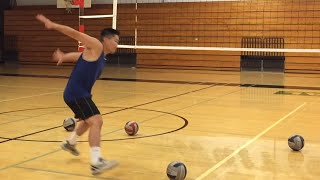 Improve Spiking TIMING part 12  How to SPIKE a Volleyball Tutorial [upl. by Chrystal850]