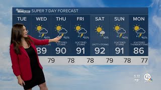 WPTV First Alert Weather forecast morning of Sept 10 2024 [upl. by Warchaw]