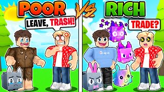 POOR vs RICH Challenge in Pet Simulator X Roblox Pet Simulator X [upl. by Meraree]