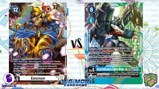 DIGIMON TCG Local match Eosmon White vs Imperialdramon BlueGreen  OOPS [upl. by Ahtnams]